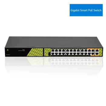 Video Gözetim Ağ Anahtarı Üreticileri için Gigabit Ethernet PoE Anahtarı 24Port