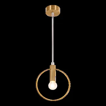 Vintage demir altın kolye ışık modern led avize tasarım lamba hanglampen lampes suspendues oturma odası dekorasyon