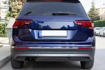 VW Tiguan krom arka tampon kirişleri 3 prç.s. Çelik (2016-)