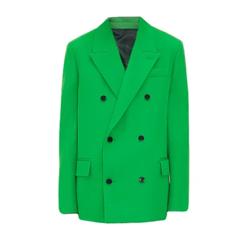 WFMD Mr 21FW Yeni Papağan Yeşil Takım Elbise Ceket # wfmr0057