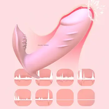 Yapay penis Vibratörler Kadınlar için Külot Klitoris Stimülatörü Seks Makinesi Kadın Masturbator Vajina Uzaktan Kumanda Sokmak Yetişkin Oyuncak