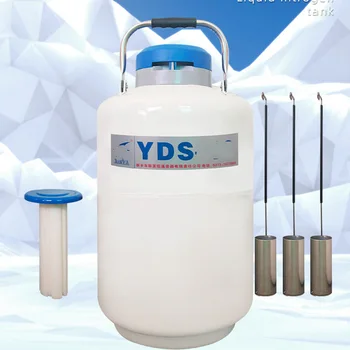 YDS-6 Depolama Tipi Kriyojenik Sıvı Azot Tankı 6L Mühürlü Sızdırmaz Alüminyum Sıvı Azot Tankı Sıvı Azot Konteyner