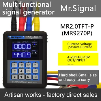 Yeni MR2. 0TFT - P 4-20mA jeneratör / 4-20mA kalibrasyon Akım gerilim Sinyal Basınç verici USB Portu Şarj Edilebilir Mr Sinyal