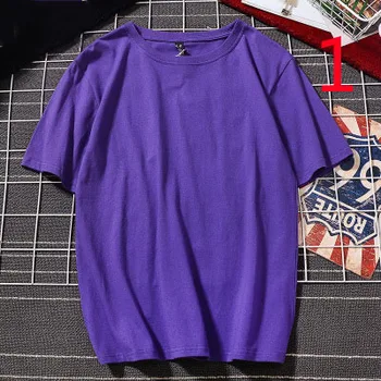 Yeni yarım kollu Kore versiyonu trendi buz ipek rahat dip gömlek erkek üst t-shirt