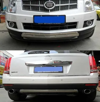 Ön + Arka Skid Tabaklar Tampon Koruyucu Cadillac SRX 2010 2011 2012 Için