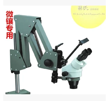 Ücretsiz kargo Takı Araçları 7X-45X Stereo Binoküler Mikroskop Elmas Ayarı Mikroskop