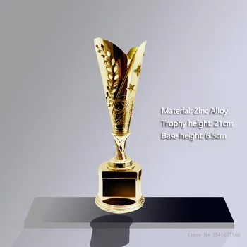 Ücretsiz Özelleştirilmiş Trophy Kupası Ödülü Kupalar Takım Sporları Altın Kaplama Trophy Şampiyonu Kupası Töreni Rekabet Zanaat Hatıra Trophy